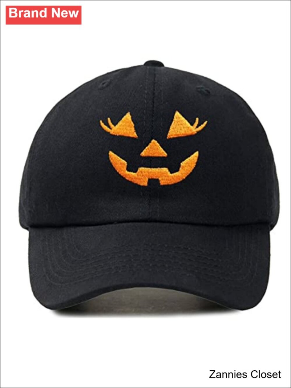 🤠 Heucapc Embroidered Halloween Baseball Cap Vintage Ghost Denim Hat